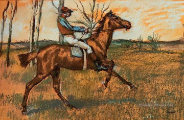 le jockey Edgar Degas Peinture à l'huile